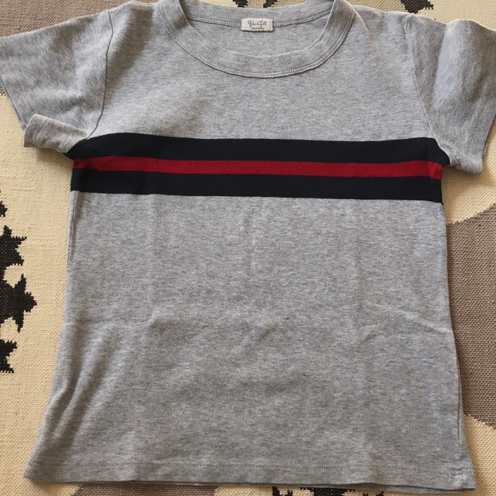 Brandy Melville T shirt with middle stripe